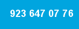 923 647 07 76